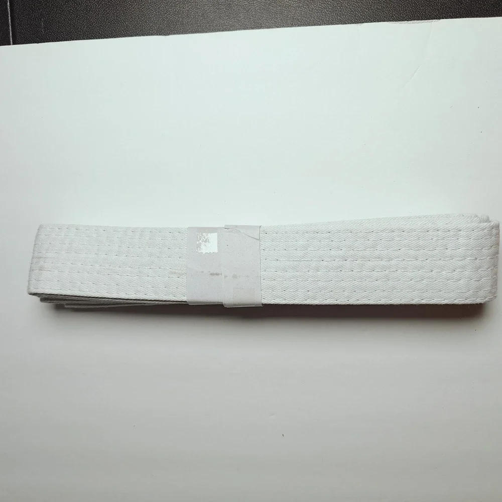 New MACS Martial Arts White Belt Size 0 (425cm x 4cm)